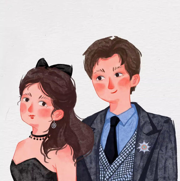 Cutibb Water Color Cartoon Portrait